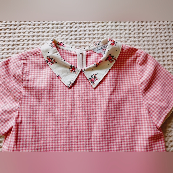 Brooks Brothers Pink Checkered Kids Dress - Picture 2 of 3